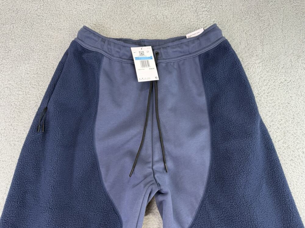 Nike Tech Boreas Knit Open-Hem Pants Thunder Blue IB3365 437 MEDIUM